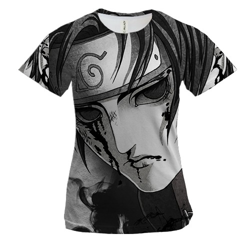 Женская 3D футболка Naruto character 3