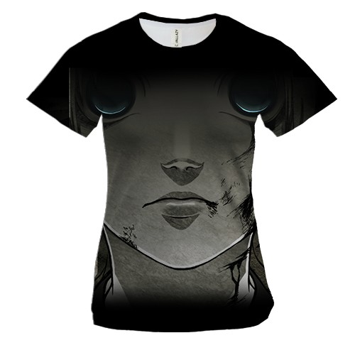 Женская 3D футболка Naruto character 6