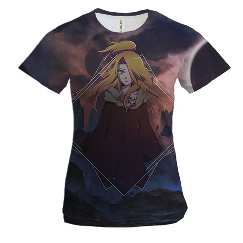 Женская 3D футболка Naruto character