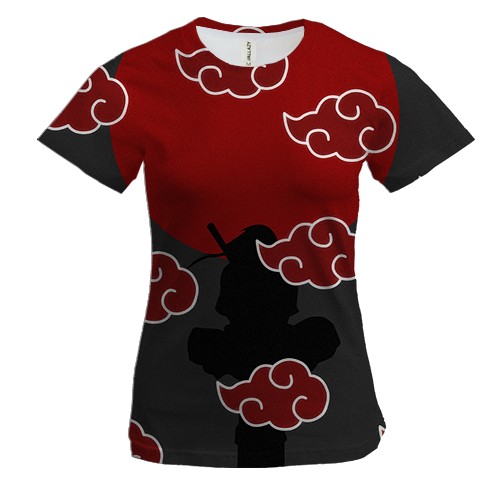 Жіноча 3D футболка Naruto pattern