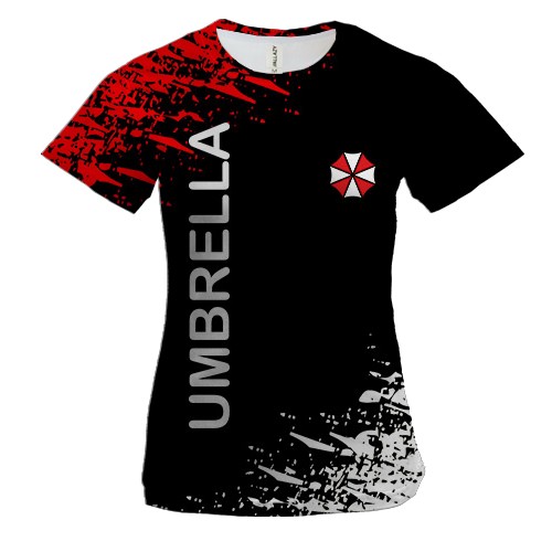Жіноча 3D футболка Umbrella corporation (2)