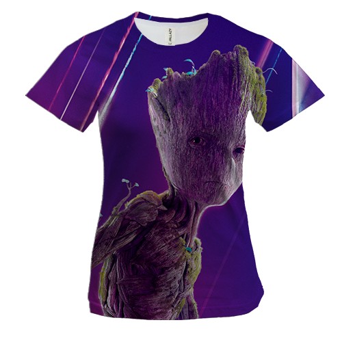 Жіноча 3D футболка Грут