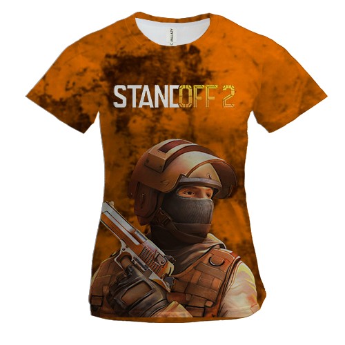 Женская 3D футболка Standoff 2