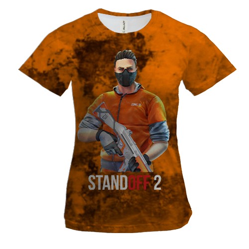 Женская 3D футболка Standoff 2 (2)