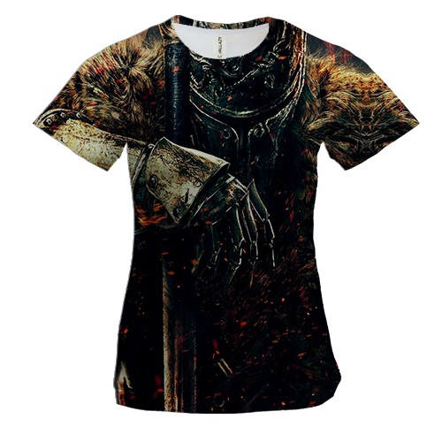 Жіноча 3D футболка Dark Souls