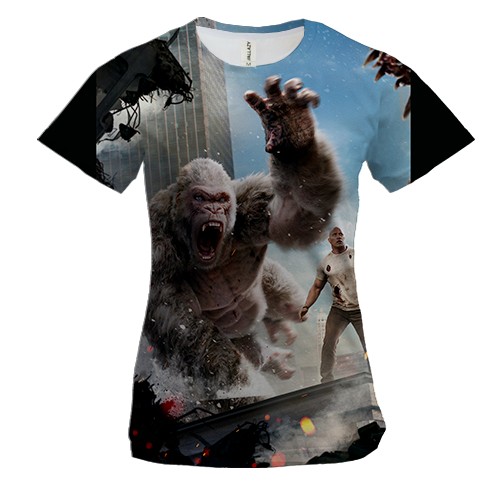 Женская 3D футболка Rampage