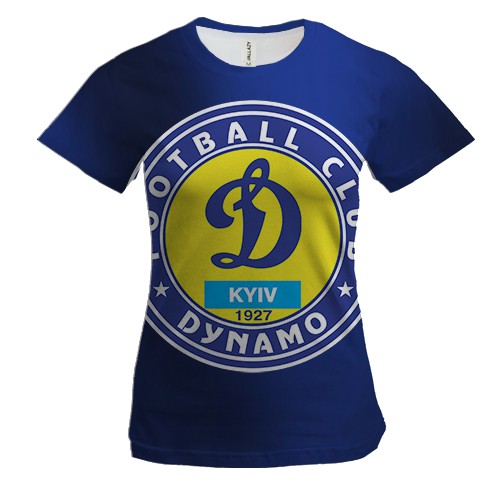 Женская 3D футболка Dynamo Kyiv