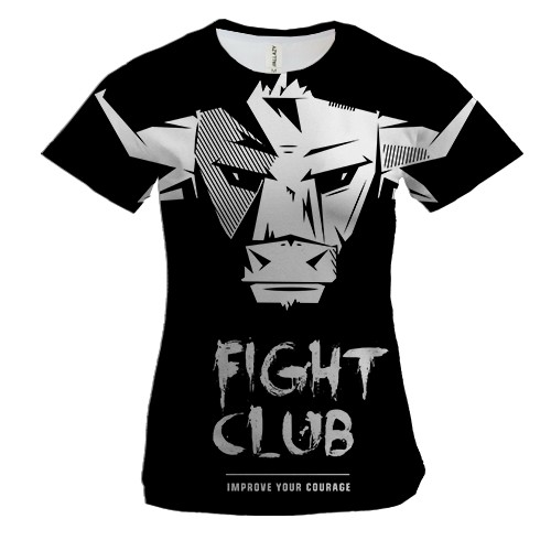 Жіноча 3D футболка Fight Club