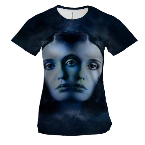 Жіноча 3D футболка зі знаком зодіаку - Близнюки