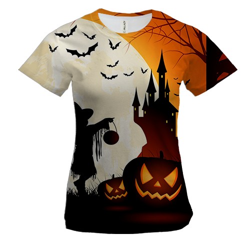 Жіноча 3D футболка Candies or life