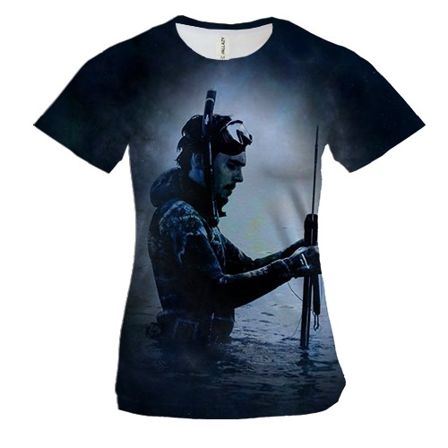 Жіноча 3D футболка зі знаком зодіаку -  Водолій