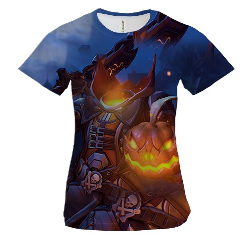 Женская 3D футболка The headless horseman art 2