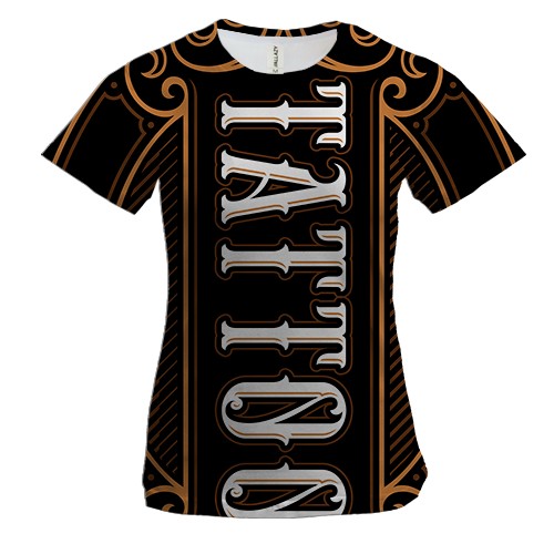 Жіноча 3D футболка TATTOO