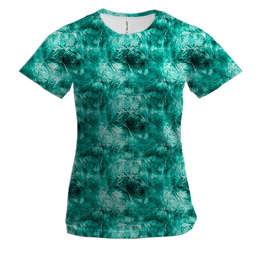 Жіноча 3D футболка з рифленим льодом