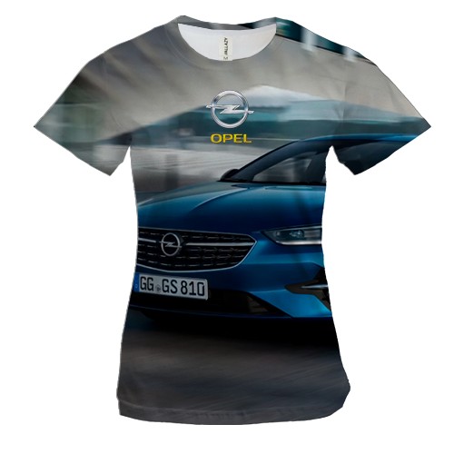 Женская 3D футболка Opel Insignia