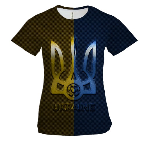 Жіноча 3D футболка Футбол  України