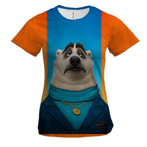 Женская 3D футболка Zootopia (2)