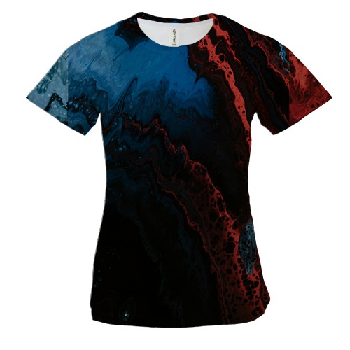 Женская 3D футболка Abstraction. 11