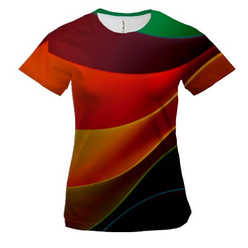 Жіноча 3D футболка Abstraction. 5