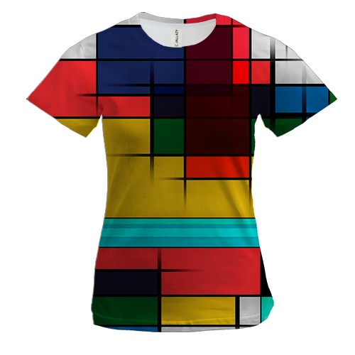 Жіноча 3D футболка Abstraction. 3