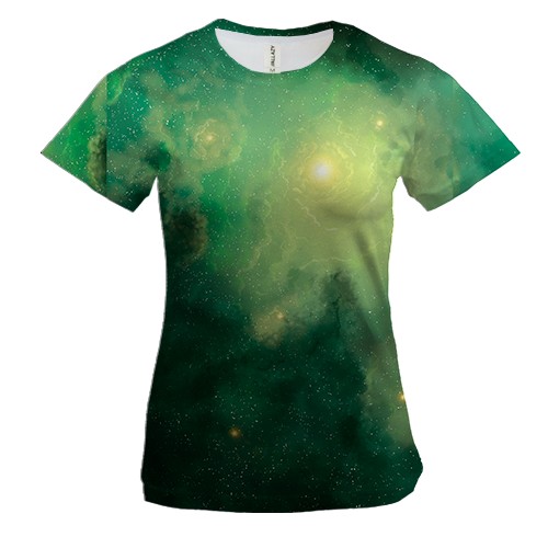 Жіноча 3D футболка Space Fog 2