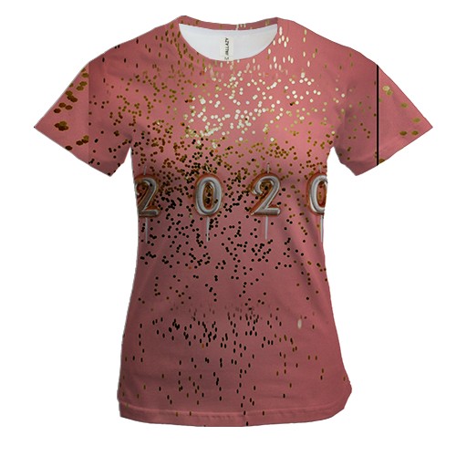 Женская 3D футболка 2020