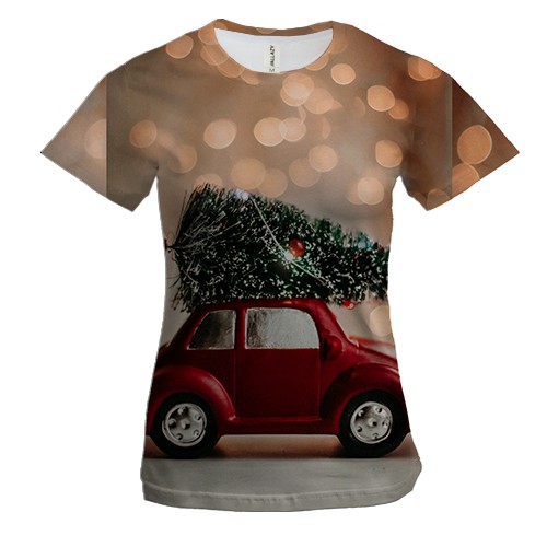 Жіноча 3D футболка Christmas toy 9