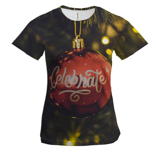 Жіноча 3D футболка Christmas toy 5