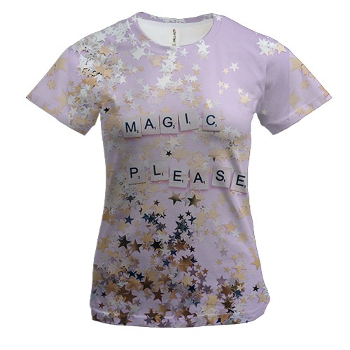 Жіноча 3D футболка Magic Please