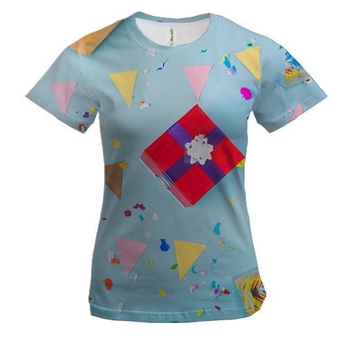 Жіноча 3D футболка New Year gifts