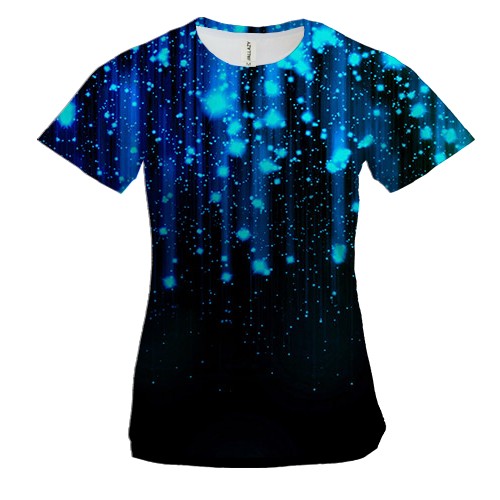 Жіноча 3D футболка Новорічне диво