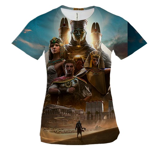 Жіноча 3D футболка Assassin