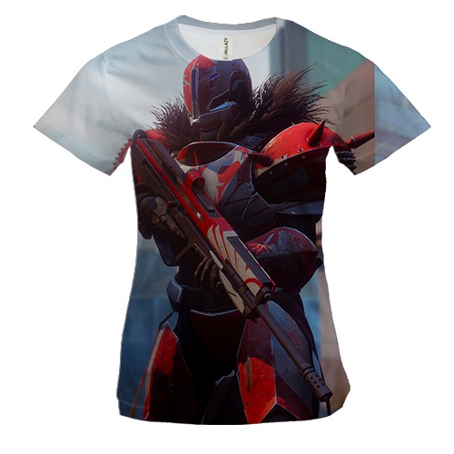 Женская 3D футболка Destiny 2.