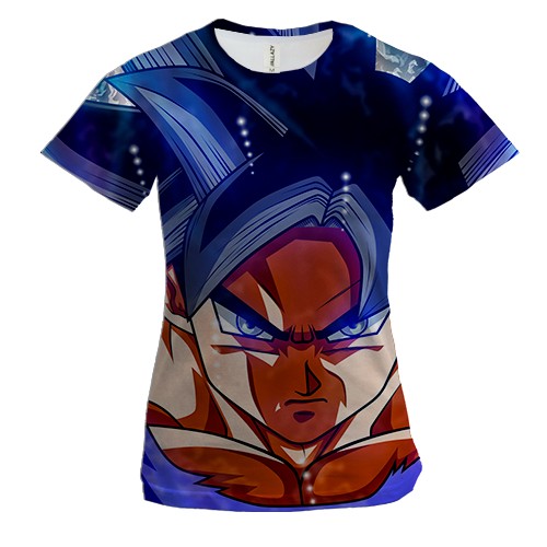 Жіноча 3D футболка Goku anime