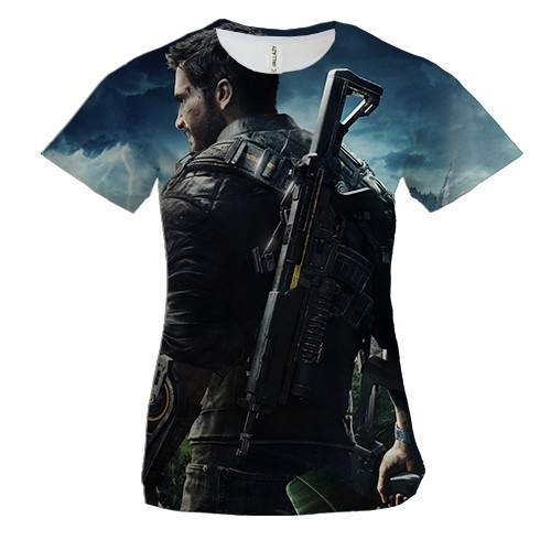 Женская 3D футболка Just Cause 4
