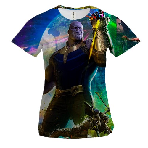 Женская 3D футболка Infinity War