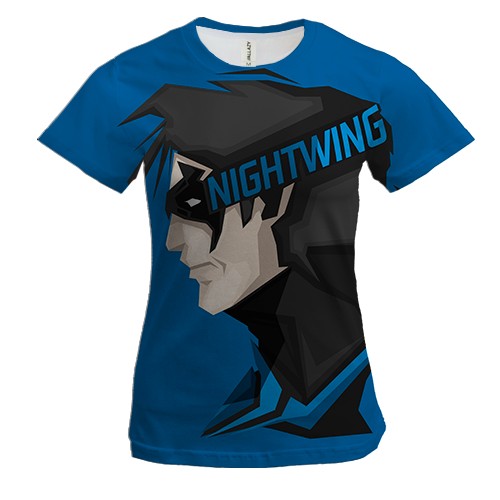 Женская 3D футболка NIGHTWING