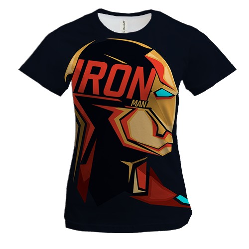 Женская 3D футболка IRONman