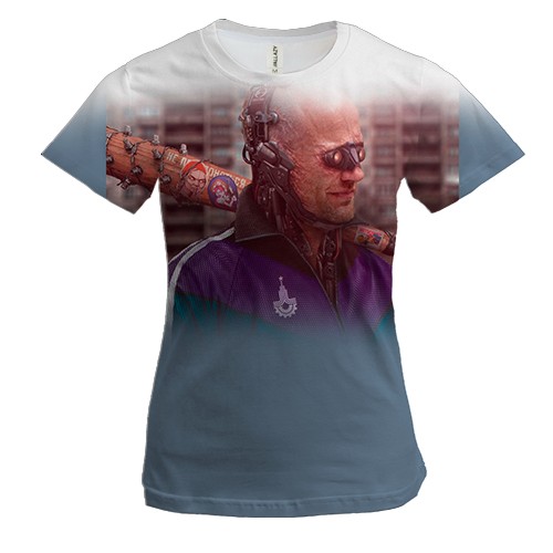 Жіноча 3D футболка Людина-кіборг