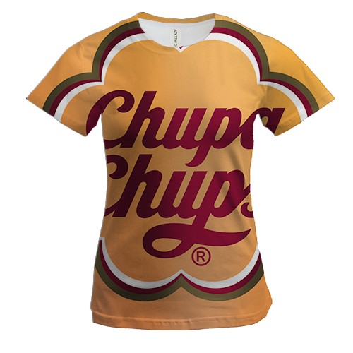Жіноча 3D футболка Chupa Chups