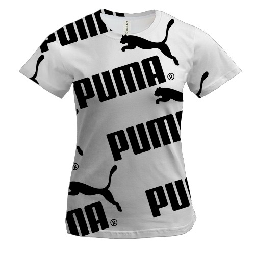 Жіноча 3D футболка Puma pattern