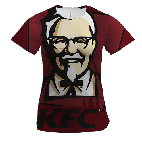 Жіноча 3D футболка KFC