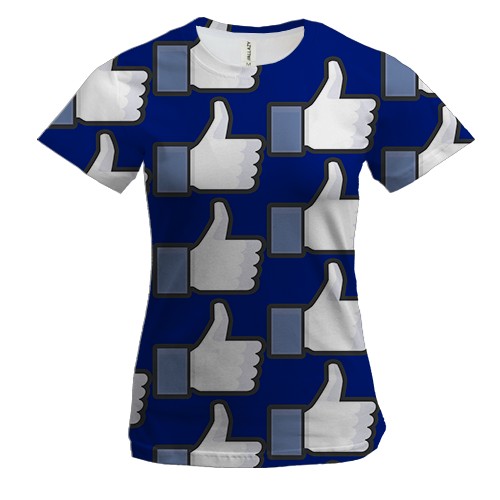 Жіноча 3D футболка Like pattern