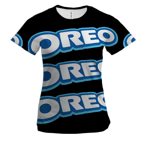 Жіноча 3D футболка Oreo  pattern