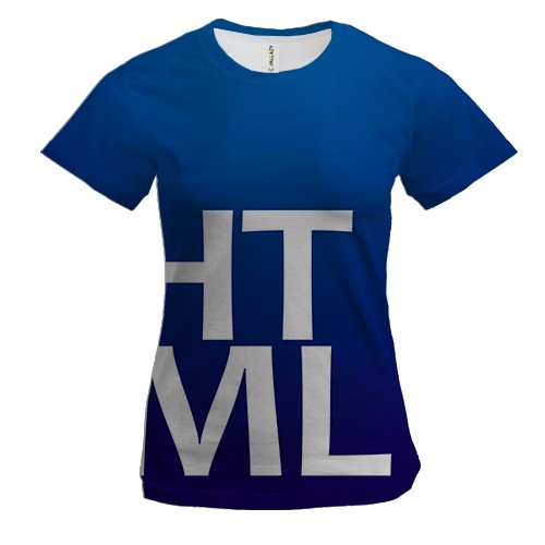 Женская 3D футболка HT ML