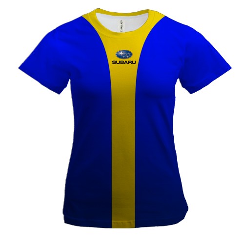 Жіноча 3D футболка Subaru (2)
