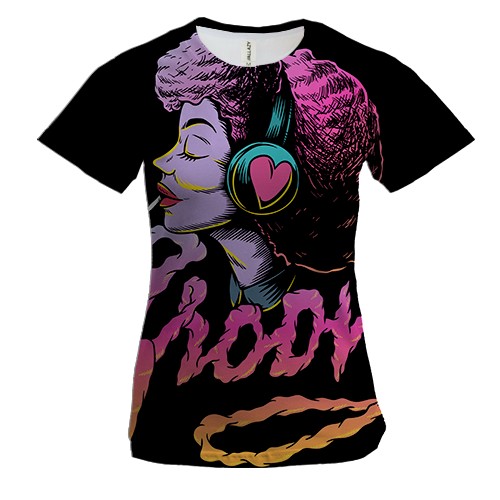 Жіноча 3D футболка Groovy