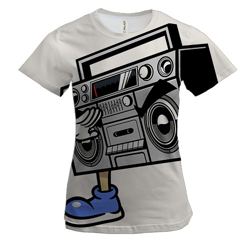 Жіноча 3D футболка Boombox