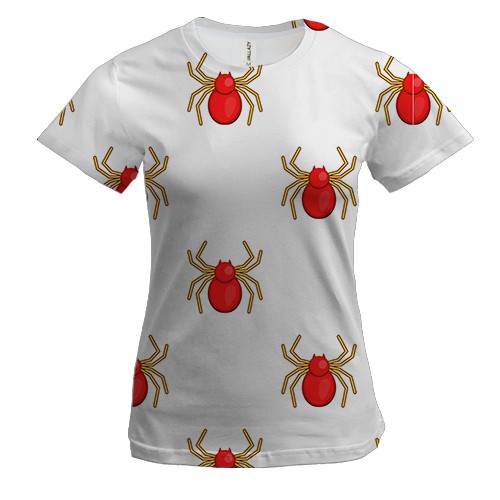 Жіноча 3D футболка з кліщами