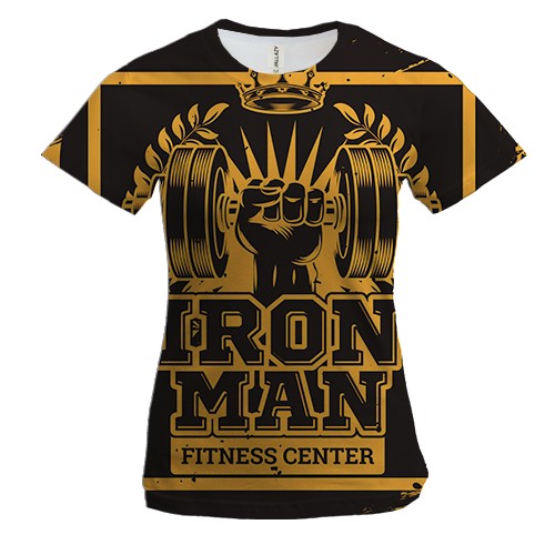 Женская 3D футболка Iron Man